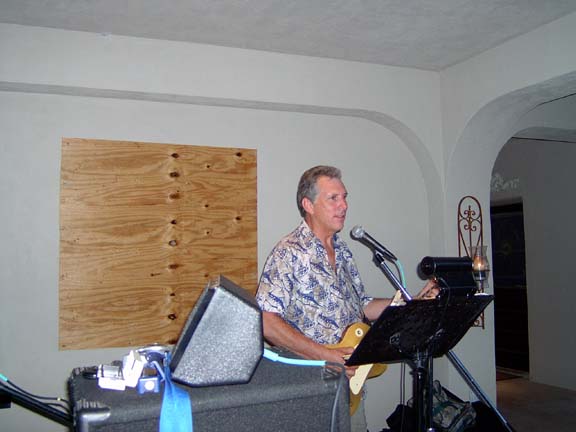 Mike playing in Key Largo